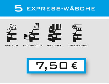 5-Express-Wäsche